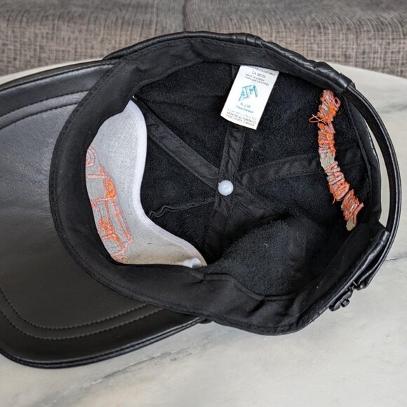 Vintage Leather Hot Rod Hat - Picture 6 of 6